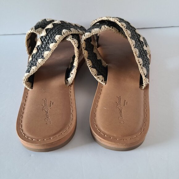UNIVERSAL THREAD ESMERALDA SLIDE SANDALS | CRISS- CROSS WOVEN BANDS | SIZE 8 - Picture 5 of 7